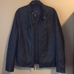 Men’s perry Ellis Faux leather jacket